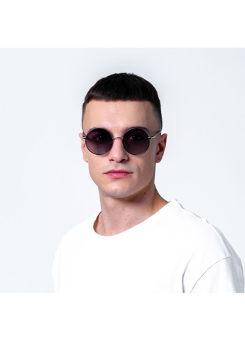 Солнцезащитные очки с поляризацией Круглые мужские 389-007 LuckyLOOK 389-007М (322846558)