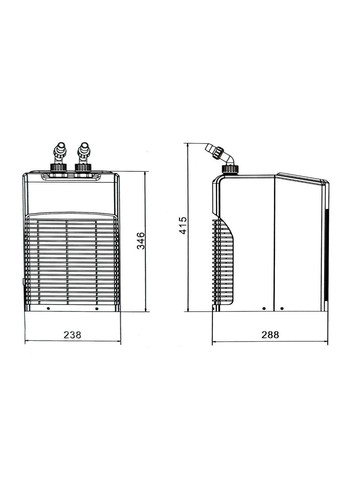 Холодильник для акваріума HYH-1/13 DD, до 225л Sunsun (336434586)