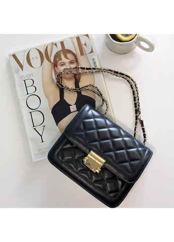 Классическая маленькая сумочка кросс-боди в золотой черной фурнитуре. Stella (362588156)