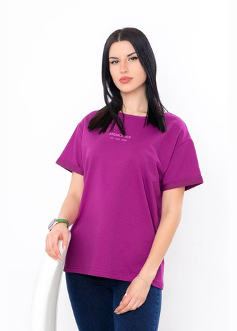 Фіолетова літня футболка жіноча з коротким рукавом Носи своє
