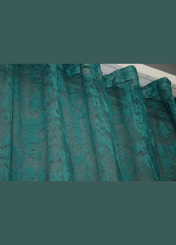 Тюль мармурова жакардова в зал Гардіна Шоколад 300x270 см (tul-1400т-5-05) No Brand (306633553)