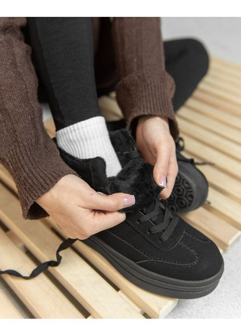 Зимові жіночі кросівки niora black No Brand чорні зими (359401576)