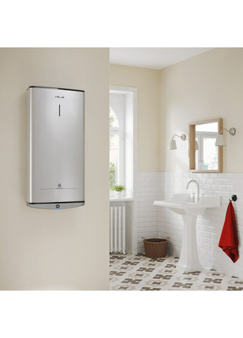 Водонагреватель электр. 3100918 плоский слим VELIS TECH 80 EU, 80л, 2*1,5кВт, ун. монтаж, электр. управление, B, Италия, ARISTON (363321005)