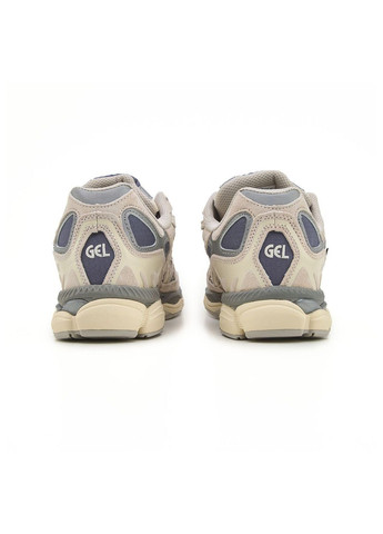 Бежевые демисезонные кроссовки мужские asics No Brand Gel-NYC Beige Grey Gore-Tex