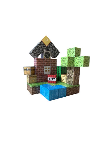 Магнитный конструктор Minecraft 48 деталей Маленький Дом 1 фигурка Майнкрафт My World (351902806)