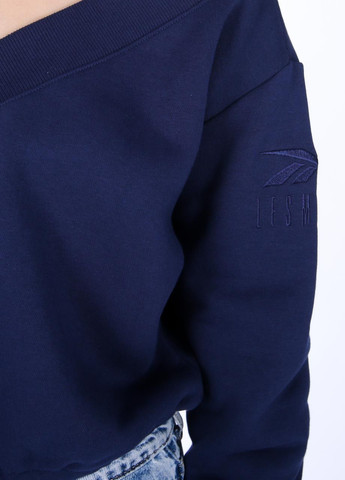 Темно-синий одежда женская свитшот warm 011124 ов т.синий ge1000 сша l(р) Reebok (371885199)