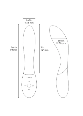 Вібратор Mona Wave, 19,5 см (чорний) Lelo (374627795)