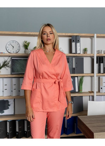 Жіночий медичний костюм Бель котон три чверті рукав 60, No Brand (361359779)