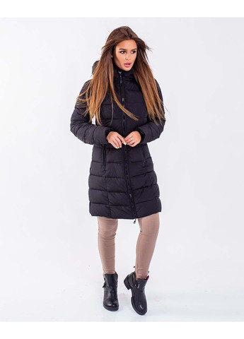 Чорний зимній Пуховик indigo.limited