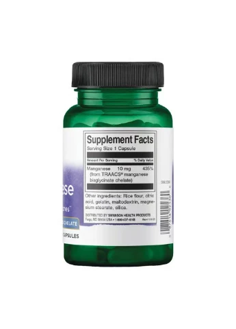 Albion Manganese 10mg - 180 caps Swanson (367957082)