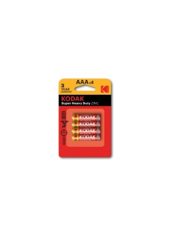 Батарейка Kodak EXTRA HEAVY DUTY R3 blister AAA сольові 4 шт. No Brand (393399222)