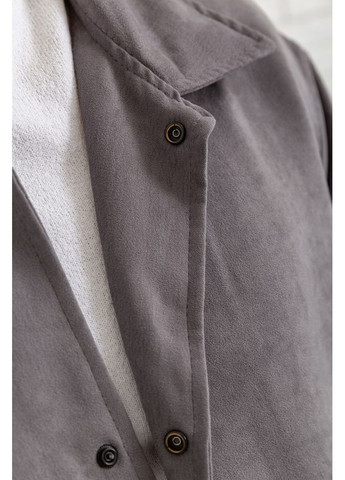 Сіра демісезонна вітровка чоловіча на кнопках,, 131r3022 Ager