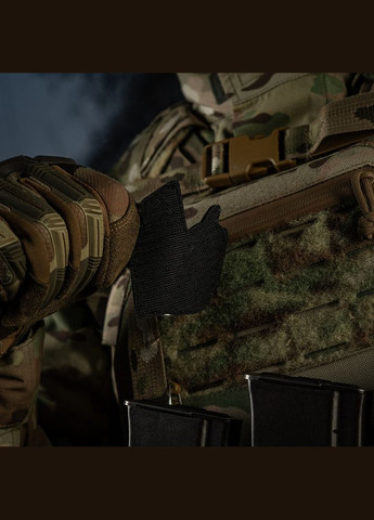 Нашивка "Смотри во тьму как Хищник" PVC Black/Olive M-TAC (315047448)