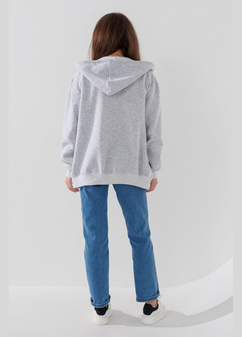 Толстовка однотонная женская 0923 Светло-серый (2000990090805W) shop (2000990090805) Street (315988082)