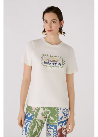 Жіноча футболка Біла Oui - (298005943)