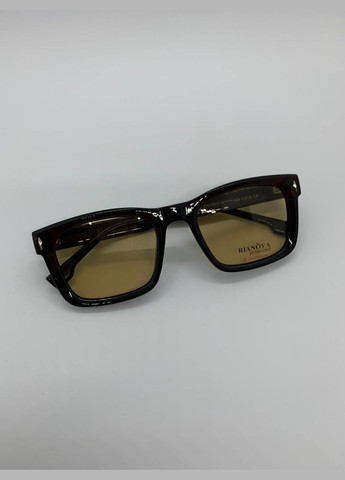 Сонцезахисні окуляри унісекс з поляризацією, UV-захистом та фотохромною лінзою-хамелеон, стильні окуляри в коричневій оправі No Brand (345702278)