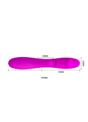 Подвійний фалоїмітатор вібратор для жінок Кролик вібратор Pretty Love Snappy Rechargeable all Оригінал Baile (302369882)