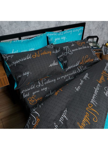 Комплект постільної білизни Бязь Gold Люкс «» Полуторний 143х210 наволочки 4х70х70 (MS-820006669) Moon&Star Poetic Night (356112756)