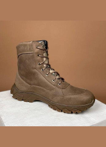 Демисезонные Мужские Тактические Берцы. 36-50р Койот. Натуральная гидрофобная кожа! MBDM-1006 No Brand (301137825)