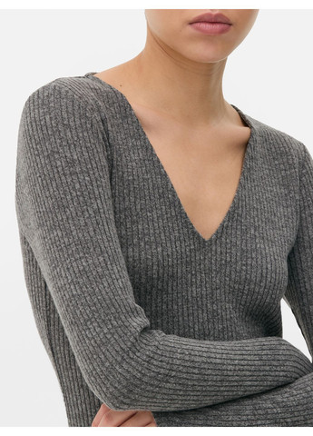 Серое платье демисезон,серый меланж, Primark