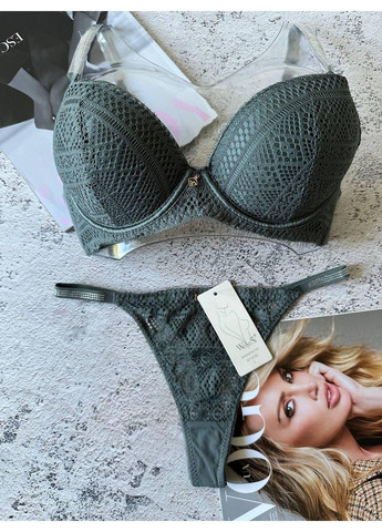 Оливковый (хаки) женское нижнее белье комплект хаки Weiyesi