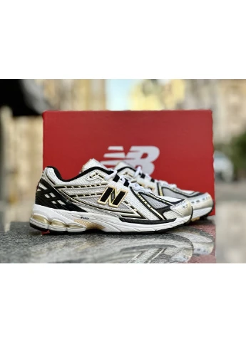Білі кросівки чоловічі new balance m1906 white gold silver black нью беланс 1906 білі демісезон No Brand