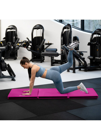 Мат гимнастический жесткий 5см розовый Gymtek (369616569)