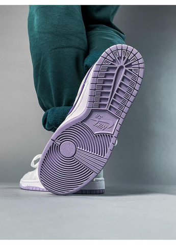 КРОСІВКИ ЖІНОЧІ NIKE DUNK DUNK LOW PURPLE PULSE НАЙК СБ ДАНК No Brand білі демісезони (367177014)