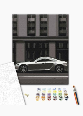 Картина за номерами Столичне авто Картини в цифрах машини Набір для розпису на полотні 40х50 см BS53757 Brushme (322777495)