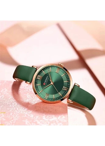 Наручний годинник Сurren 9079 Rose Gold-Dark Green Curren (389915885)