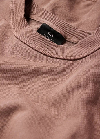 Світло-коричневий світшот C&A однотонний (361675881)
