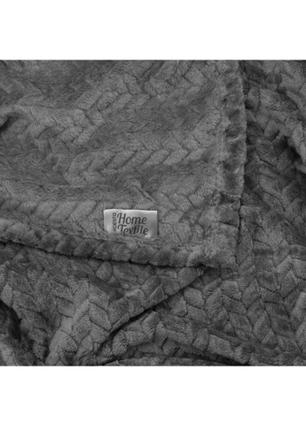 Плед Jacquard Braid 200х220см, 100% полиэстер, (m458195) Ardesto Jacquard Braid 200х220см, 100 поліестер, сірий (366562480)