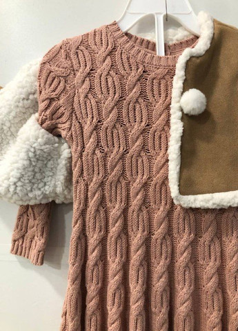 Коричневий зимній комплект з 3 речей happy grey No Brand