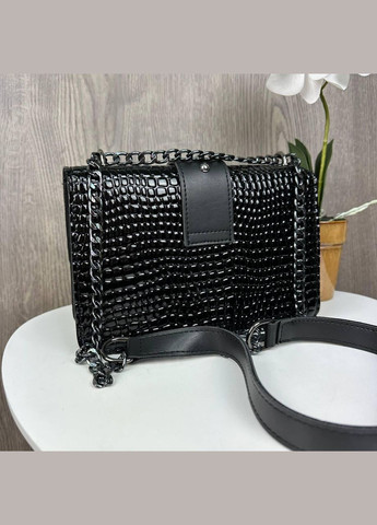 Женская мини сумочка клатч под рептилию с птичками, Маленькая сумка на цепочке с птицами Пинко(BRT) Brettani (362412052)