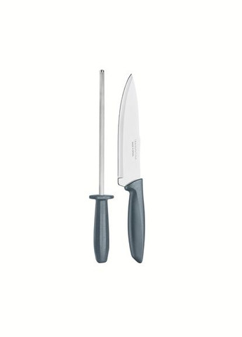 Набор ножей Plenus grey, 2 предмета Tramontina комбинированные,
