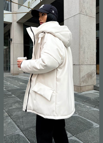 Біла зимня зимова жіноча куртка Liton