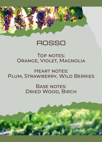 Диффузор (бархатный аромат спелого красного винограда и сочных ягод) BY VELCHEVA ROSSO (333032241)