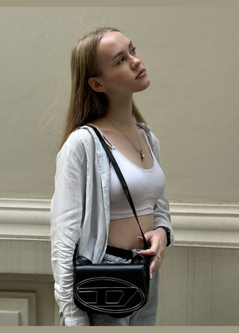 Женская сумка Diesel черная No Brand (296093185)