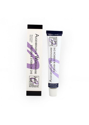 Краска для ресниц и бровей Hair Well коричневая 15мл VIVIENNE (304540728)