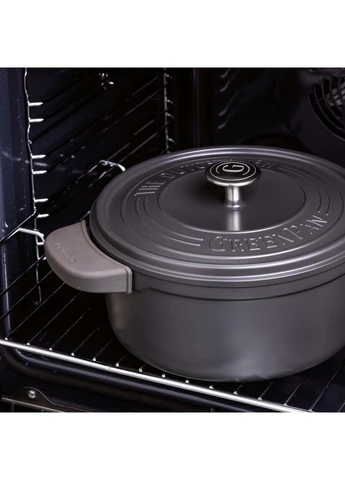 Кастрюля с крышкой Featherweights 22 см 3.3 л Черная (CC005056-001) Green Pan (397412206)