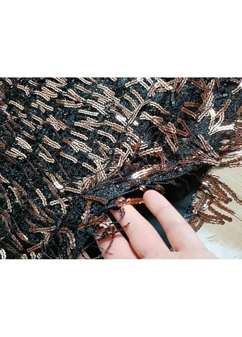 Черное короткое платье с бахромой и блестками Zara