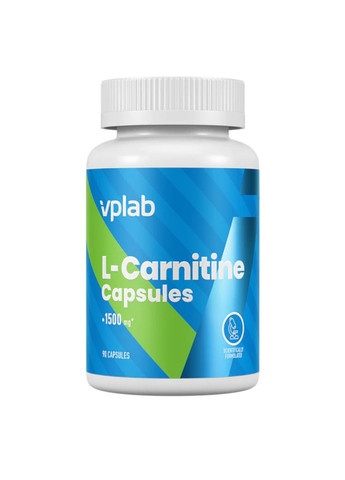 Жироспалювач L-Carnitine 1500mg - 90 caps VPLab Nutrition (285736281)