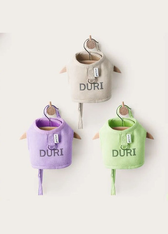 Шлея для котов и мелких собак с поводком, шлейка на липучках Фиолетовый S Duri (299915450)