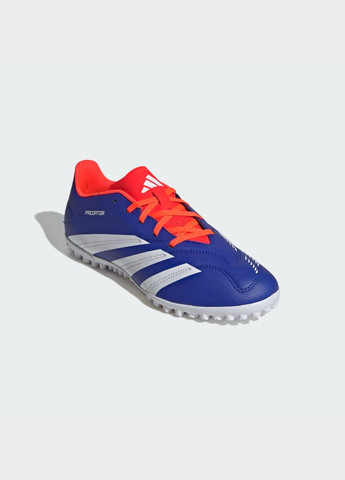 Синій літні футбольні бутси predator club turf adidas
