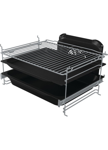 Электрическая плита gec5c41sg электрическая стеклокерамическая, 70л, 50x60см, дисплей, программатор, Gorenje