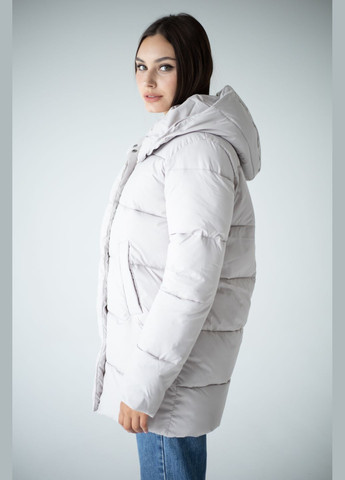 Молочна зимня жіночий пуховик зимовий SK