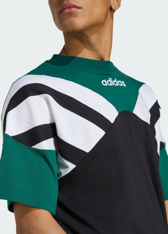Черная футболка archive cutline adidas