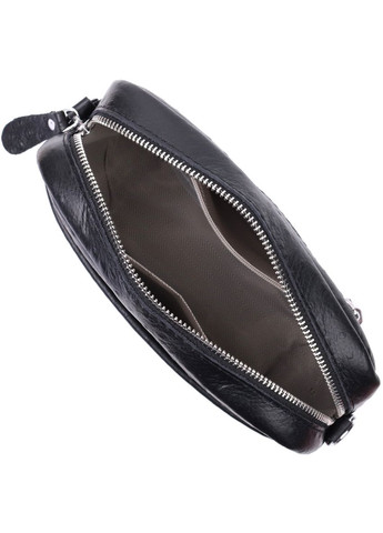 Сумка через плече жіноча шкіряна 22659 Чорний Vintage (302008122)