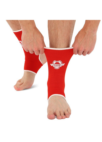 Бандаж для голеностопного сустава эластичный (2шт) CO-8889 (CO-8889_Красный_M) Hard Touch (361435333)