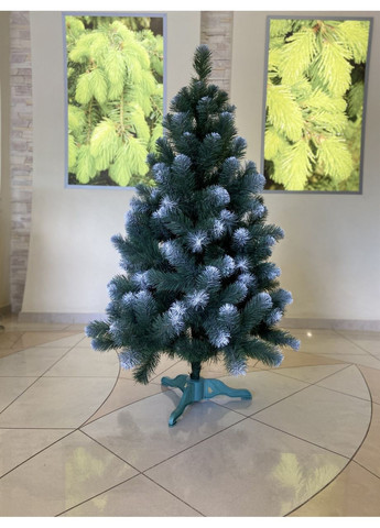 Елка 1,2м. с белыми кончиками Пластмакс (372838074)